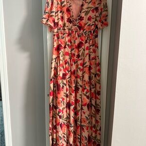 Floral Print Maxi Dress
